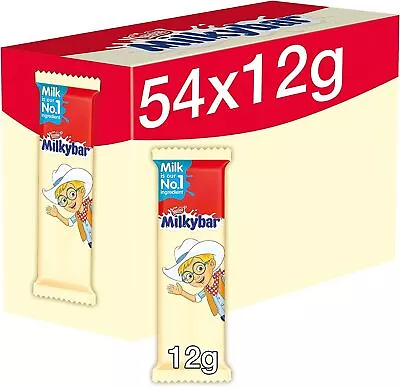 Milkybar White Chocolate Kid Bars 54 X 12 G Uk* • £11.89