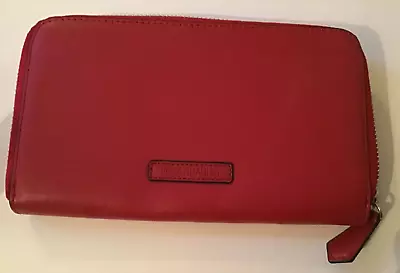 Used VERA BRADLEY Accordian Wallet Tango Red Faux Leather 14323-480 • $18