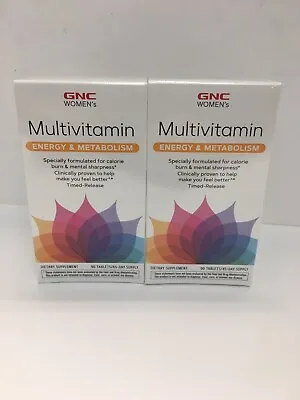 Gnc Multivitamin Energy & Metabolism 90tablets X2 EXP 6/25  • $16.99