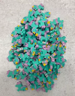 100 Mini Unicorn Shaped Erasers Teacher Supply Sorting Math Counter Student • $12.99