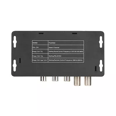 TV Link Modulator Adjustable Support PAL NTSC AV To RF Converter For Set Top SLS • £16.70