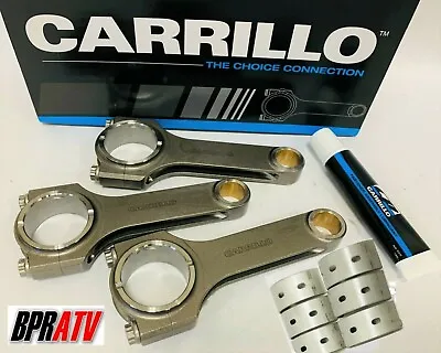 YXZ1000R SS EPS XTR Carrillo Rods Aftermarket Connecting Rod Blue Bearings Kit • $929.99