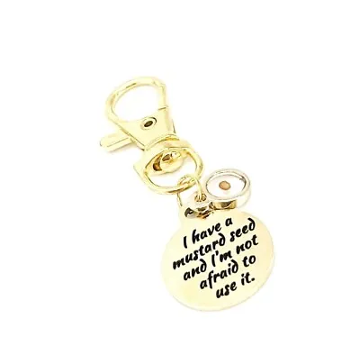 Faith Gifts Mustard Seed Charm I Have A Mustard Seed Faith Charm Christian • $9.95