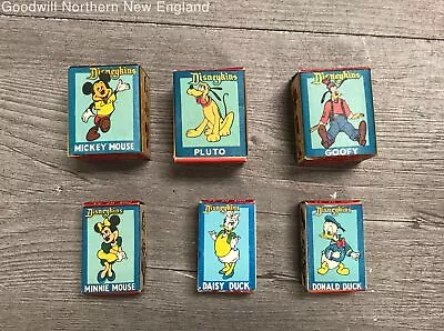 Lot Of 5 Vintage Disneykins Figurines Micky Goofy Pluto Donald Minnie Daisy • $22.50