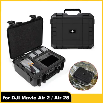 $71.46 • Buy Hard Carrying Case Waterproof Storage Box For DJI Mavic Air 2S/AIR 2 Drone Black