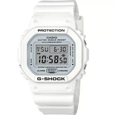 Casio Mens Digital White G-Shock Watch DW5600MW-7 DW-5600MW-7DR • $158.90