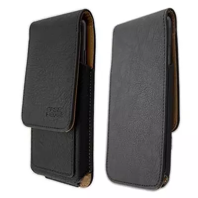 Caseroxx Flap Pouch For Xiaomi Redmi Y2 In Black Made Of Genuine Leather • $25.14