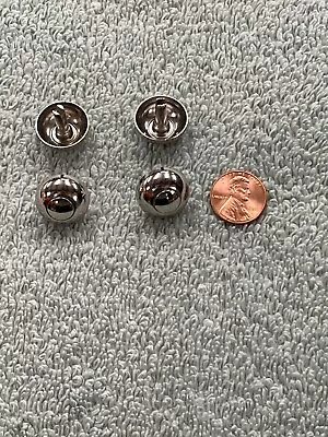 Nickel Guitar Case And Amplifier Stud Feet For Fender/Gibson/Ampeg SET OF FOUR • $9.99