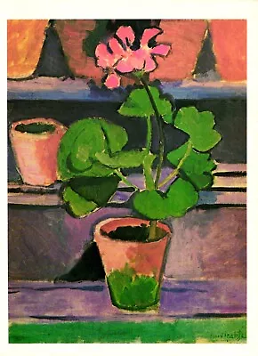 Pot Of Geraniums Henri Matisse Postcard • $1.99
