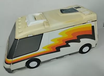 Micro Machines 1991 Galoob Super City Van Camper RV Playset Fold Out Toy Vtg Car • $10