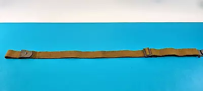 Vintage Danish Military M1 Garand Tan Canvas Rifle Sling Denmark HTK Crown • $0.01