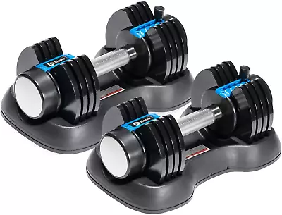 Adjustable Dumbbells - 15Lb 25Lb 43Lb 55Lb 90Lb 6In1 Dumbbells Adjustable Weight • $244.58