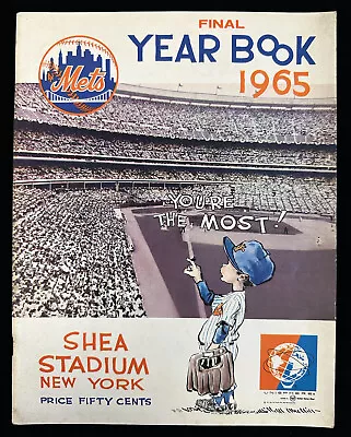 1965 New York Mets Official Baseball Yearbook FINAL Edition EX • $75