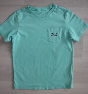 Vineyard Vines Boys Green Short Sleeve Whale - Fish T-Shirt - Size 7 • $8