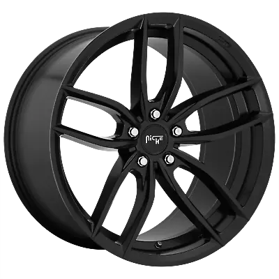 18x9.5 Niche M203 VOSSO MATTE BLACK Wheel 5x112 (48mm) • $302