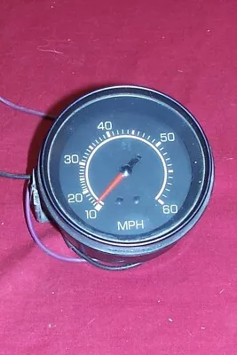 Vintage 0-60 Boat Speedo Speedometer 60 MPH 3 ¼  3.25  Old Boating Dash 1970s • $19.95