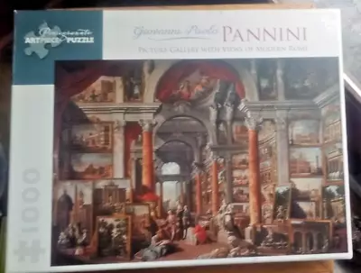 RAVENSBURGER 5000 Piece Puzzle Artist Giovanni Paolo Panini Italy Gallery Rome • $25.99