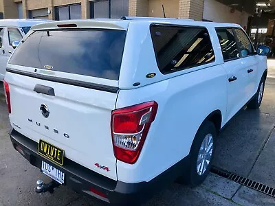 New FORCE PRO Canopy SsangYong Musso XLV (Long Tub) 2018+ Silky White Pearl #WAK • $4500