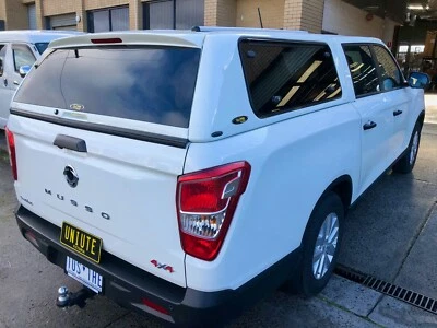 $4500 • Buy New FORCE PRO Canopy SsangYong Musso XLV (Long Tub) 2018+ Silky White Pearl #WAK