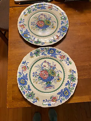 Masons Ironstone Strathmore Dinner Plates 26cm/10 3/8” Set Of 2 C 4792 England • $22.99