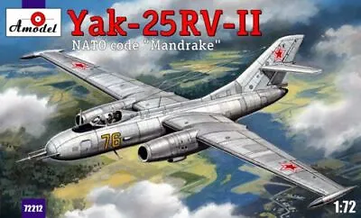A-Model 72212 1:72 Yakovlev Yak-25RV-II - NATO Code 'Mandrake' • £22.14