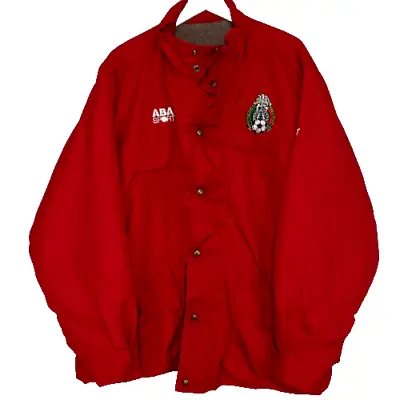 Vintage Mexico Soccer Heavy Bench Coat By ABA SPORT From 1997/98 CLASSIC (Large) • $224.99