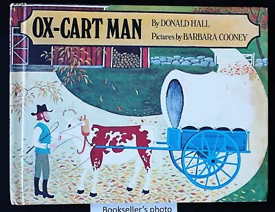 Vintage OX-CART MAN Donald Hall Barbara Cooney. HC. Book Club Ed. 1979 • $5.99