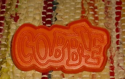 $5.99 • Buy Thanksgiving Fall Plastic Cookie Cutter Orange Turkey Gobble 1984 4  X 2-3/8 
