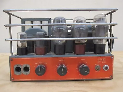 POWER Amplifier VINTAGE DUCATI Tube 5X4 6L6 ( KT66 ) 6J7 6N7 MONO STEREO AMP • $1750