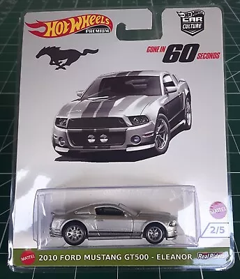 2010 Ford Mustang Eleanor GT500 - Carded- Gone In 60 Seconds - Hot Wheels Custom • $68.45