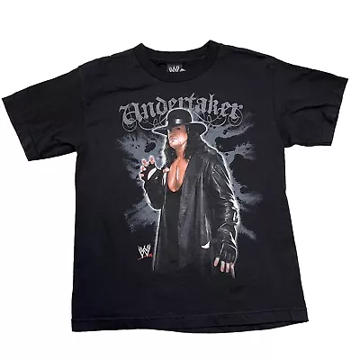 NWT 2010 Kid’s WWE Undertaker Black Graphic T Shirt Kids Size Large  • £43.55