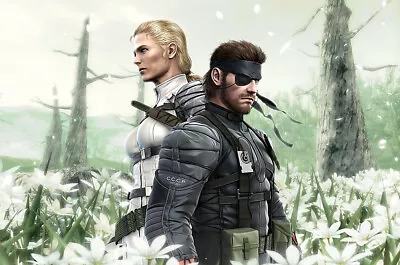 Metal Gear Solid 3 Snake Eater Subsistence PS2 PS3 PS4 POSTER MADE IN USA MGS305 • $18.48