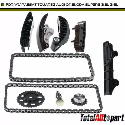 10x Engine Timing Chain Kit For VW CC Passat Touareg Audi Q7 V6 3.6L 03H109503 • $80.99