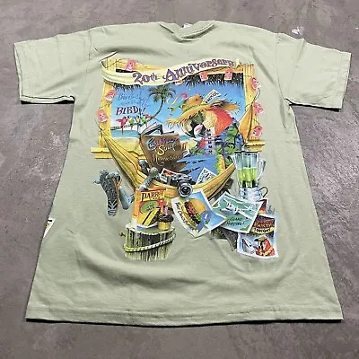 Vintage Jimmy Buffett Caribbean Soul T Shirt M 20th Anniversary Parrot Head Y2K • $29.99