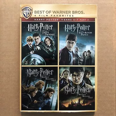 4 Film Favorites: Harry Potter Years 5-7 [4FF] - DVD • $5.67