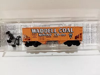 Micro Trains    Twin Bay Hopper Car   Waddell Coal    N-scale • $11.99