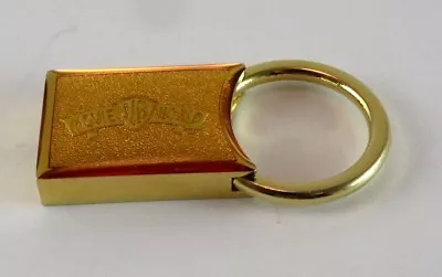 MOVIE WORLD Warner Bros Keyring Collectable Gold Tone Trademark 1991 • $11.24