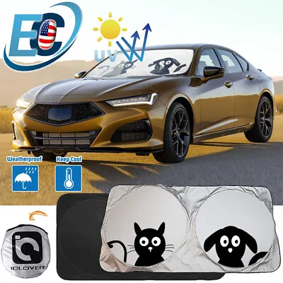 Foldable Auto Car Windshield Sun Shade Shield Cover Visor UV Block Protector • $9.99