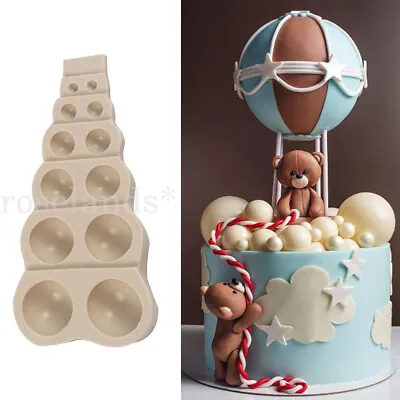 $7.35 • Buy Half Ball Sphere Silicone Cake Fondant Sugarcraft Mold Chocolate Baking Mould