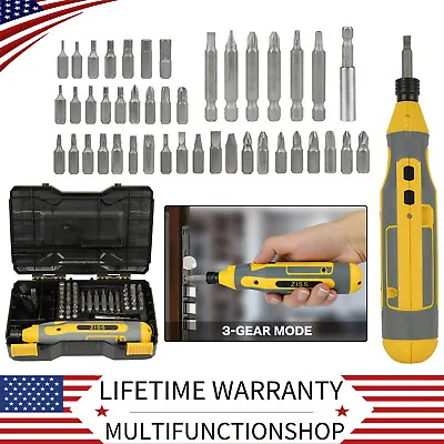 Mini Rechargeable Screwdriver Set Cordless Electric Screwdriver Kit Power • $25.18