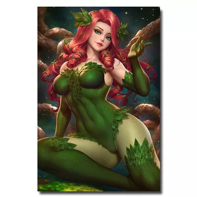 $5.38 • Buy Poison Ivy Superhero Cartoon Poster Wall Scroll Hot Girl Manga Picture Print