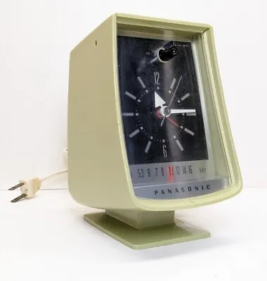 Vintage 1969 Panasonic RC-1089 Alarm Clock AM Radio Mid Century Modern MCM Japan • $69.99