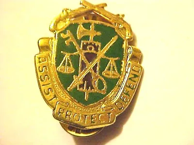 US Military Police Corps DI DUI Pin Clutchback Crest Medal Badge Insignia DI-52 • $17.95