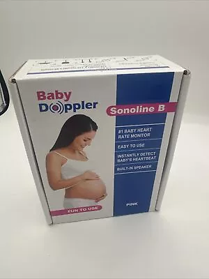 Sonoline B Baby Doppler Pink Heart Monitor Manual Ultrasound No Gel • $34.95