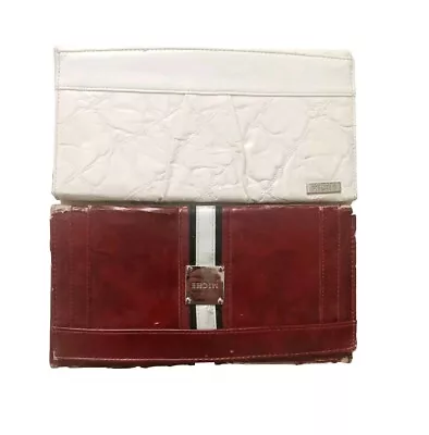 Miche Bag Magnetic Classic Claire Shell Only Red/Black Trim Lot Of 2 White  • $12