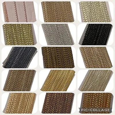 40Metre Shimmer Gota Zari Trim Border Lace Edging Haberdashery • £8.99