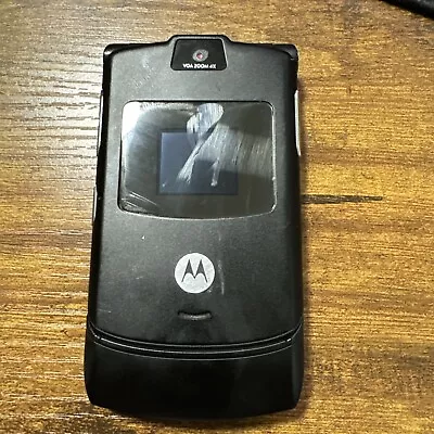 Motorola RAZR V3 - Black (AT&T) Cellular Phone • $9