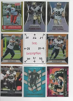 New Orleans Saints *** SERIAL #'d Rookies Autos Jerseys  BREES COOKS BUSH + MORE • $1.99