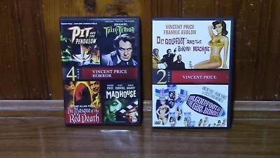 Vincent Price Lot Dr. Goldfoot & Bikini Machine Girl Bombs Pit Pendulum Madhouse • $40