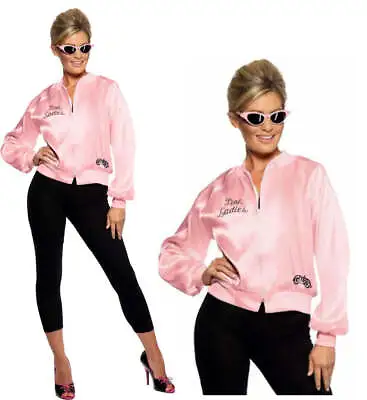 Pink Ladies Jacket T Bird Licensed Official Fancy Dress Adults Grease 50s 80s • £17.49